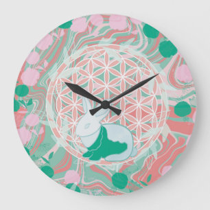 Bunny Große Wanduhr