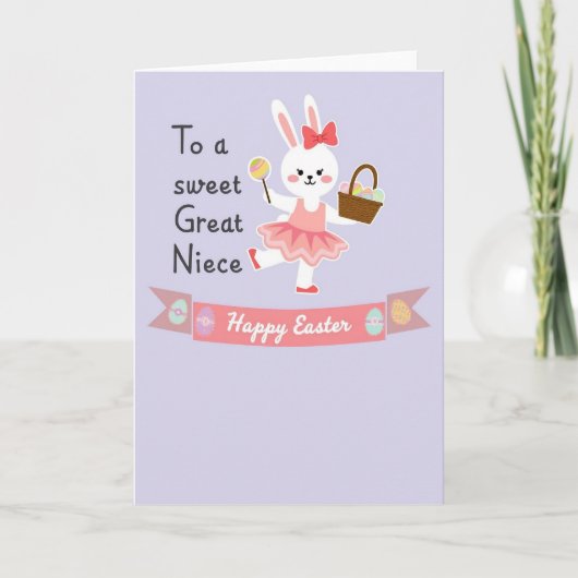 Bunny Happy Easter Season Card Karte (Vorderseite)