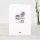 Bunny Happy Grußkarte Karte (Rückseite)