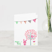 Bunny Happy Oaster Karte (Vorderseite)