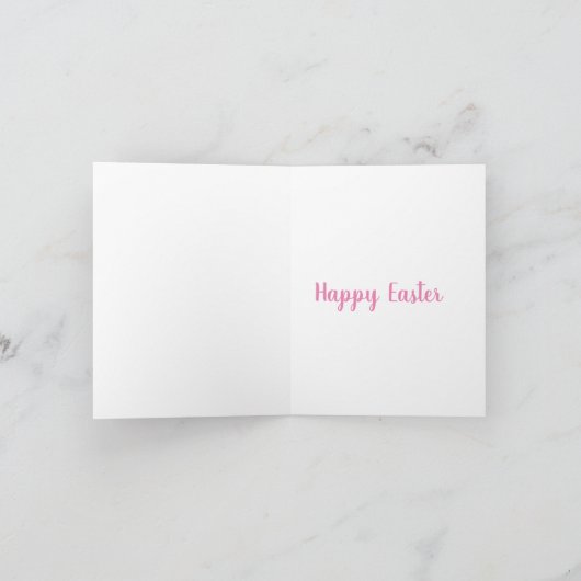 Bunny Happy Oaster Karte (Innenseite)