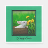 Bunny Happy Oaster Napkins Serviette (Vorderseite)