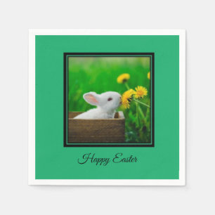 Bunny Happy Oaster Napkins Serviette