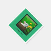 Bunny Happy Oaster Napkins Serviette (Ecke)