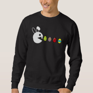 Bunny Happy Ostereier Jagd Video Game Gamer Sweatshirt