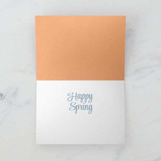 Bunny Happy Spring Card Karte (Innenseite)