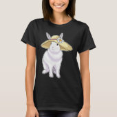 Bunny Hat Blume T-Shirt (Vorderseite)