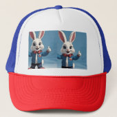 Bunny Hat Truckerkappe (Vorderseite)