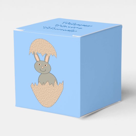Bunny Hatching from Egg Weird Custom Gevor Box Geschenkschachtel (Vorderseite)
