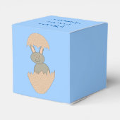 Bunny Hatching from Egg Weird Custom Gevor Box Geschenkschachtel (Rückseite)