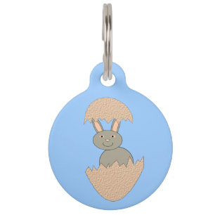 Bunny Hatching vom Egg Weird Dog Tag Tiermarke
