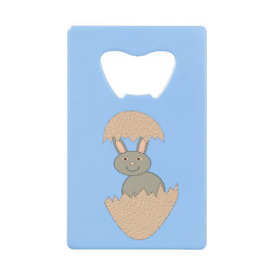 Bunny Hatching von Egg Weird Bottle Opener Kreditkartenflaschenöffner
