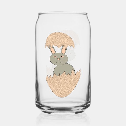 Bunny Hatching von Egg Weird Dosenglas (Vorderseite)