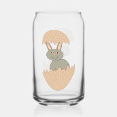 Bunny Hatching von Egg Weird Dosenglas (Rückseite)