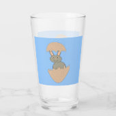 Bunny Hatching von Egg Weird Glas (Rückseite)