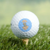Bunny Hatching von Egg Weird Golf Ball (Insitu T-Shirt)