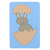 Bunny Hatching von Egg Weird Magnet (Vertikal)
