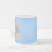 Bunny Hatching von Egg Weird Mattglastasse (Vorderseite Links)