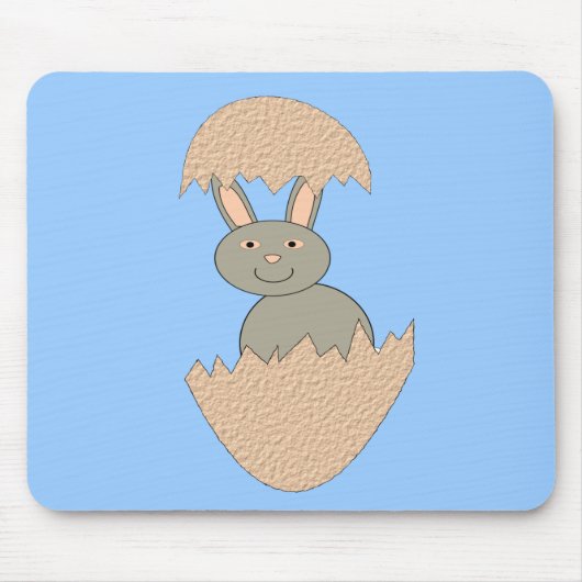 Bunny Hatching von Egg Weird Mousepad (Vorne)