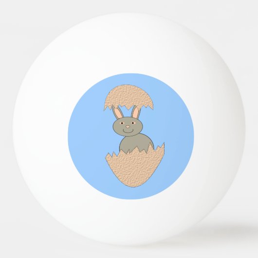 Bunny Hatching von Egg Weird Ping Pong Ball Tischtennisball (Vorderseite)