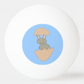 Bunny Hatching von Egg Weird Ping Pong Ball Tischtennisball (Rückseite)
