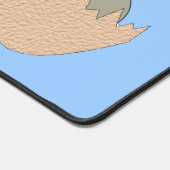 Bunny Hatching von Egg Weird Schreibtischunterlage (Ecke)