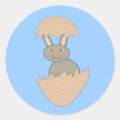 Bunny Hatching von Egg Weird Stickers (Vorderseite)