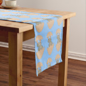 Bunny Hatching von Egg Weird Table Runner Kurzer Tischläufer (Beispiel)
