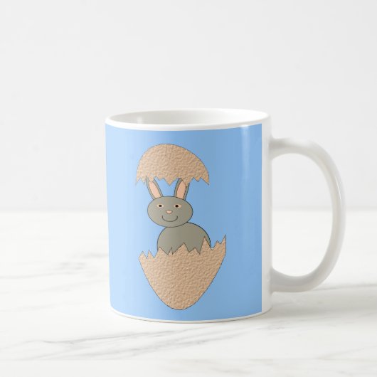 Bunny Hatching von Egg Weird Tasse (Rechts)