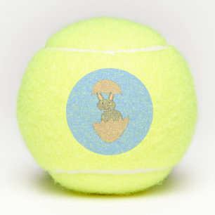 Bunny Hatching von Egg Weird Tennisbälle