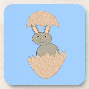 Bunny Hatching von Egg Weird Untersetzer