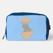 Bunny Hatching von Egg Weird Waschbeutel (Rückseite)