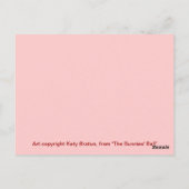 Bunny Hats von Katy Bratun Postkarte (Rückseite)