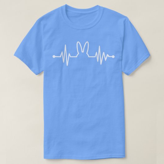 Bunny heartbeat Happy Oaster T-Shirt (Design vorne)