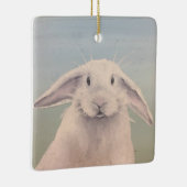 Bunny Hello Keramikornament (Rechts)