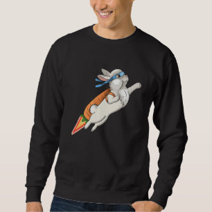 Bunny Hero Japanese Ninja Niedlich Rabbit Sweatshirt