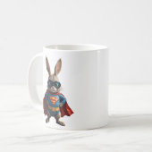 Bunny Hero: Rett des Tages Kaffeetasse (Vorderseite Links)