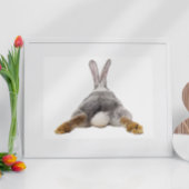 Bunny Hintern Rabbit Bubble Kinderzimmer Child Poster