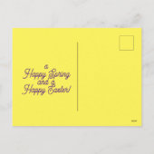 Bunny Holiday Postcard Feiertagspostkarte (Rückseite)