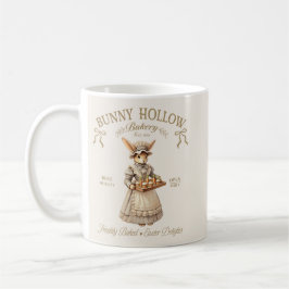 Bunny Hollow Bakery Vintage Easter Rabbit Baker Kaffeetasse