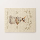 Bunny Hollow Bakery Vintage Osterhase Bäcker Puzzle (Horizontal)
