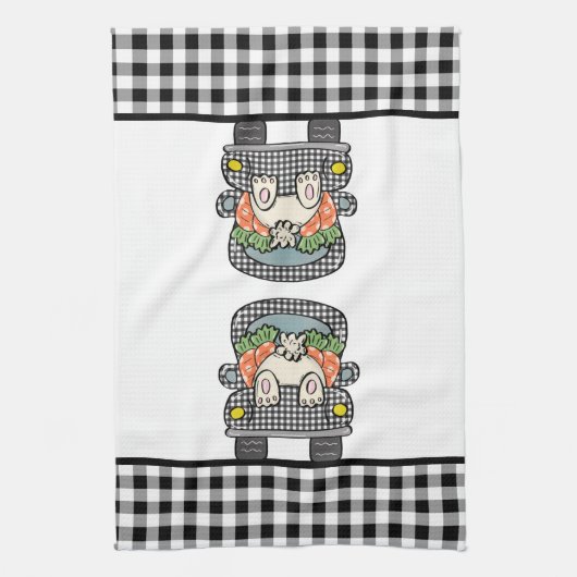 Bunny Hop Geschirrtuch (Vertikal)