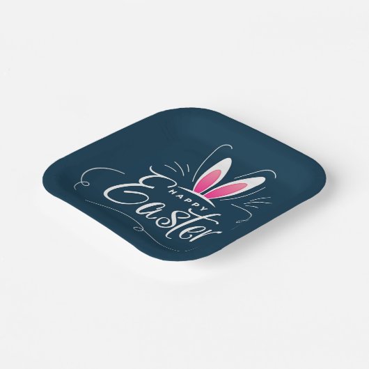 Bunny Hops & Osterfreude Pappteller (Gewinkelt)
