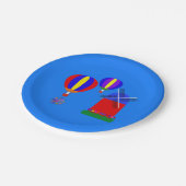 Bunny Hot Air Ballon #1 Paper Teller (Schrägansicht)