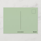 Bunny House Happy Oaster Postkarte (Rückseite)