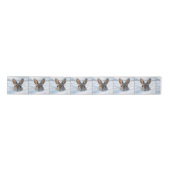 Bunny In a Deep Snowdrift Satinband (Vorderseite)