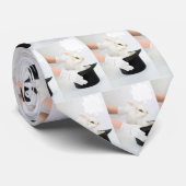 "BUNNY IN A HAT MAGICIAN"-KRAWATTE KRAWATTE (Gerollt)