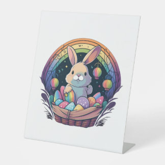 Bunny in Basket! Sockelschild