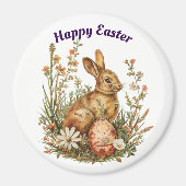 Bunny in Blume Magnet (Vorne)