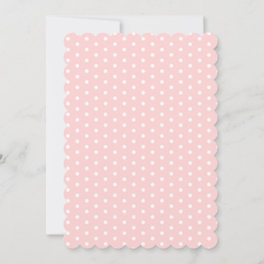 Bunny in Hot Air Ballon Baby Dusche Einladung (Rückseite)